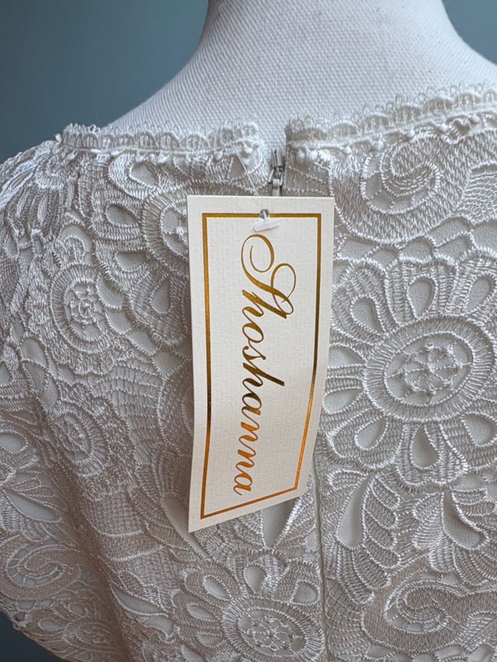 NWT Shoshana White Lace Dress. Size 10 - Picture 6 of 8